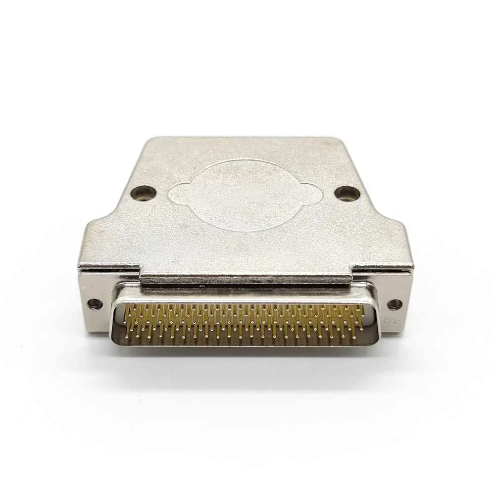D-sub 104Pin Solder Type Male Connector Machine Pins Straight with Metal Shell