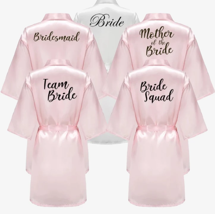 ชุดคลุมเจ้าสาวผ้าไหมพิมพ์ลายปัก  ชุดนอนผู้หญิง  ชุดลำลองใส่ในบ้าน  ผ้าบางเบาสำหรับฤดูร้อน