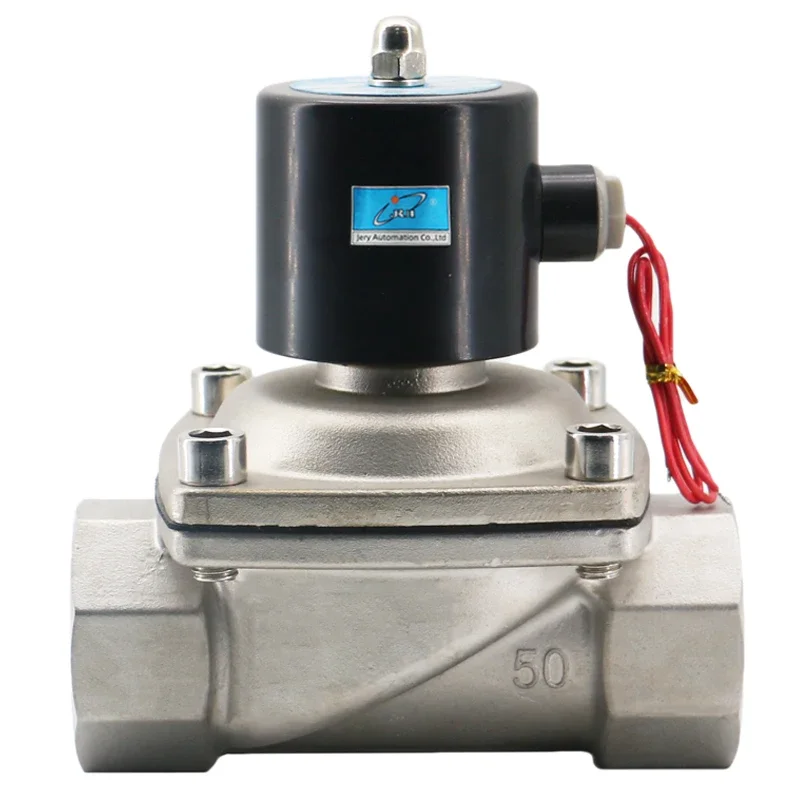 Best Price  2'' Stainless Steel DN50 Water Air Solenoid Valve 12v Dc 220v Ac 2S500-50 Valve