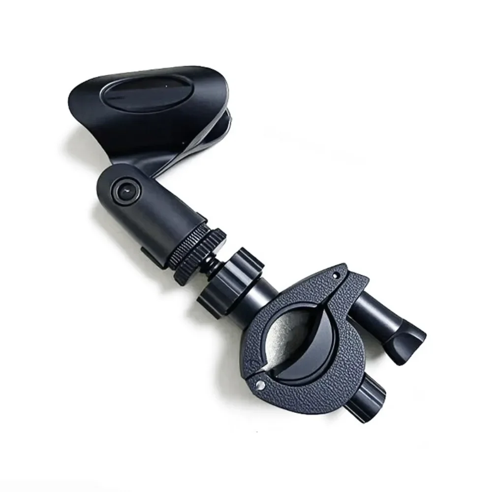 Compact Plastic Microphone Extension Clip Flexible Stable Mic Stand Clip Mounting Hardware Wireless Mic Holder