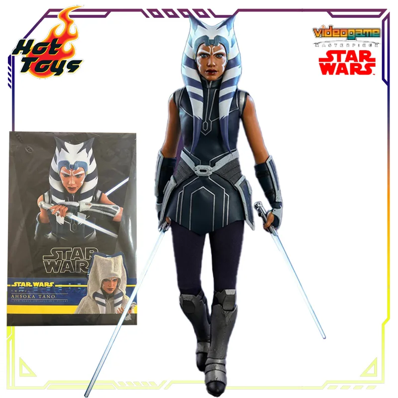 

HOT TOYS Original 1\6 Mobile Doll TMS Series 021 Star Wars: Clone Wars: Asocatano Anime Action Figure Model Toys Gifts for Boys