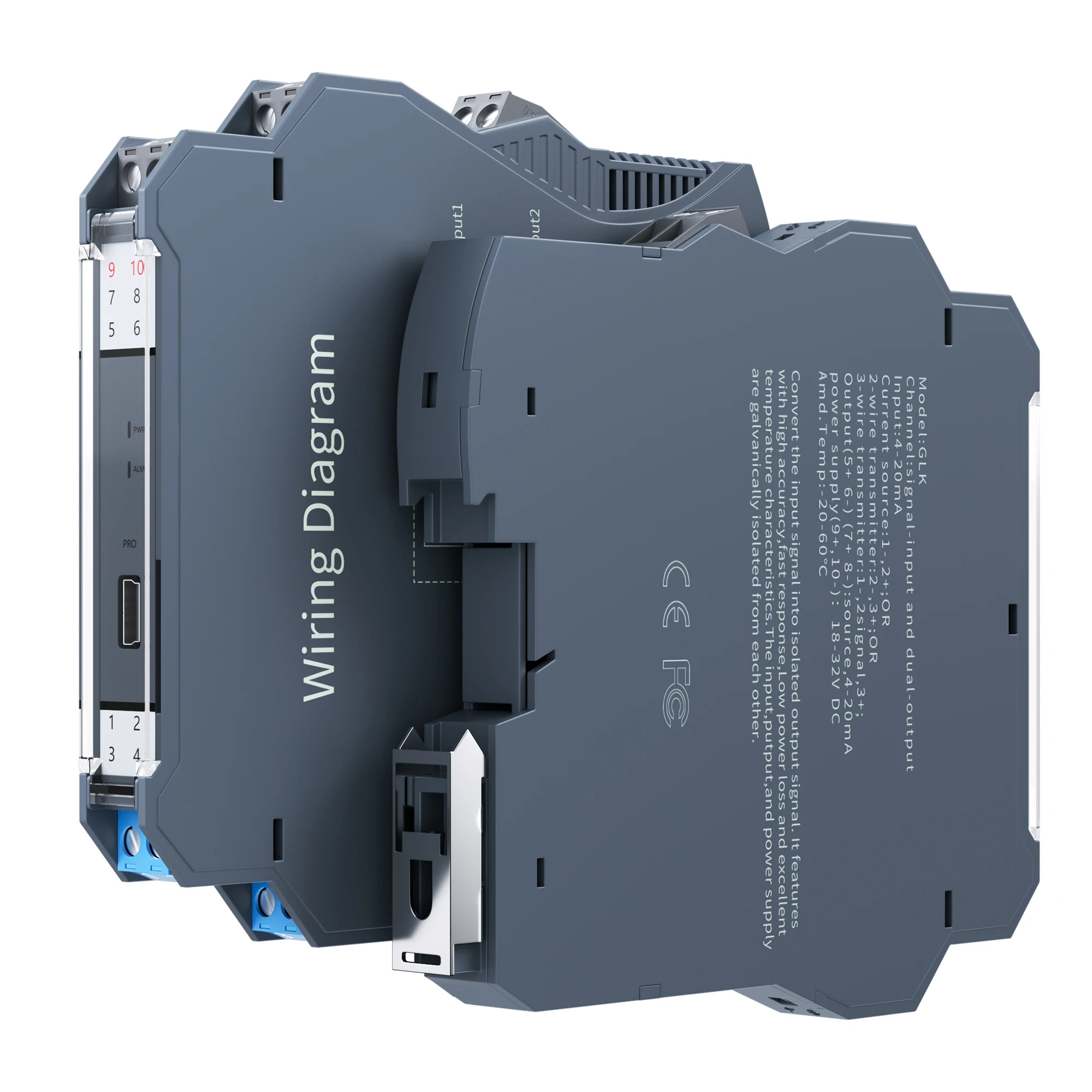 

Analog Signal Converter 4-20mA 0-10V 0-5V 1-5V 0-10mA 0-20mA Analog Signal Isolator 1 In 1 Out 1 In 2 Out Signal Converter