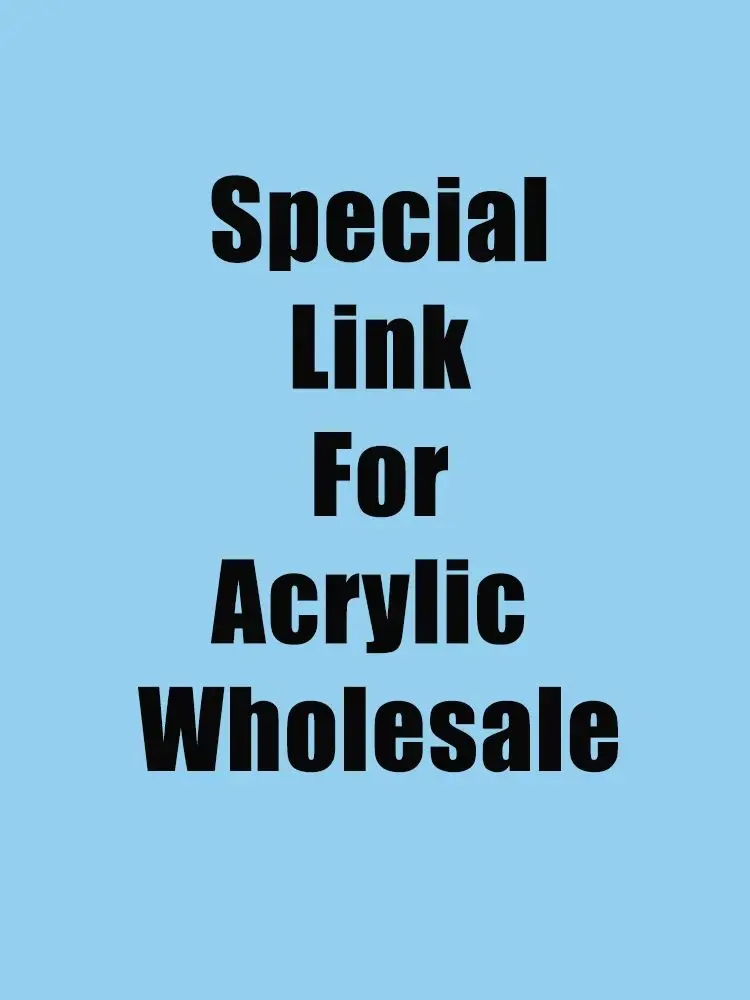 Special Link for VIP Wholesale Mini QR Code Acrylic Logo Acrylic QR Code Plate Social Media Display Reception Desk
