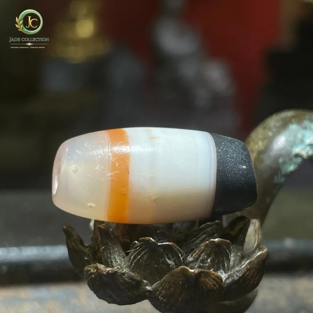 Tibetan Nepalese Himalayan Bead Ancient Agate Old Dzi Talisman eye Bead Amulet