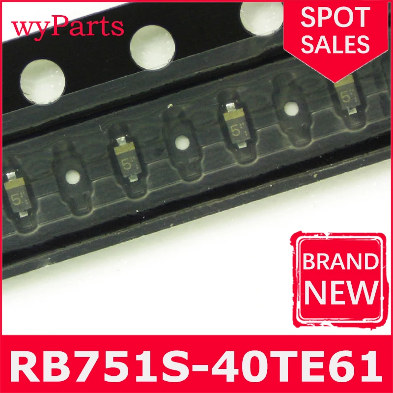 

New/1Pcs RB751S-40TE61 SOD523 Schottky Diodes & Rectifiers SCHOTTKY 40V 30MA