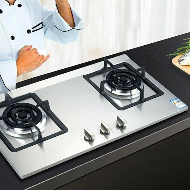 6pc Universal Stove Control Knobs,Metal Range Burner Switch Button for Kitchen Cooktop,Alloy Gas-Stove Knob Cooker Accessories