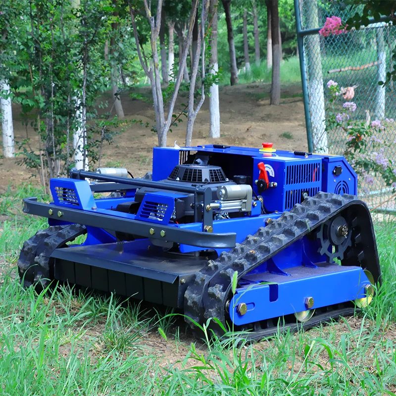 Customized High Efficiency Remote Control Tractor Lawn Mower for Grass Cutting Multi-Scenario Applications