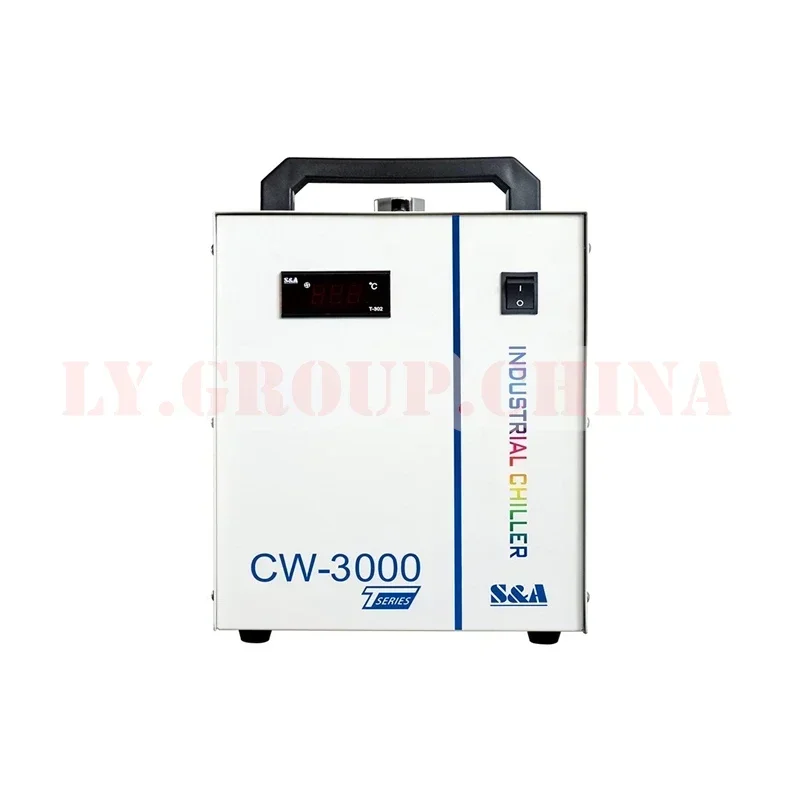 Охладитель S&A с водяным охлаждением серии CW-3000, небольшой рециркуляционный профессиональный промышленный охладитель для лазерного гравировального станка CO2