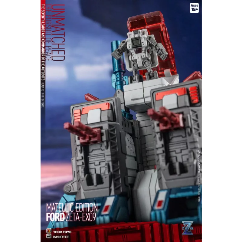 【IN VOORRAAD 2.0 VER】 Transformatie ZETA TOYS EX-09 EX09 EX09U EX-09U Fortress Maximus MATELLIC EDITION 23 cm actiefiguur