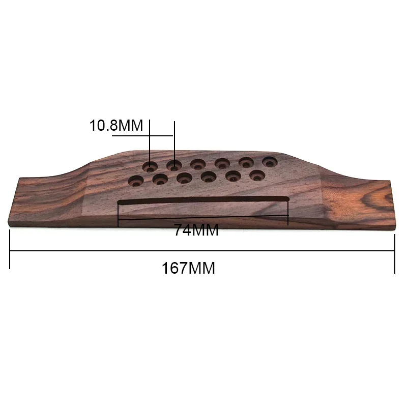로즈 우드 브리지 12 현 어쿠스틱 기타 액세서리, 부품 교체