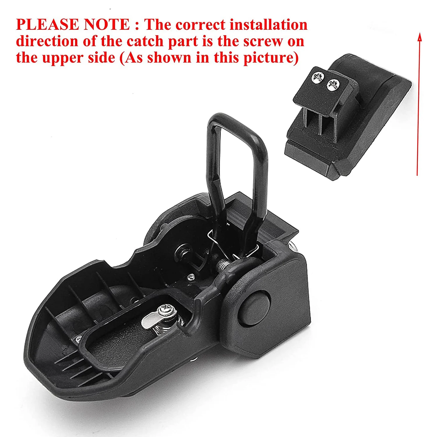 

Car Hood Catch Latch for Jeep Wrangler JL JLU Rubicon Sahara Sport Gladiator JT 2018-2023 Anti-Theft Engine Cover Locking Kit