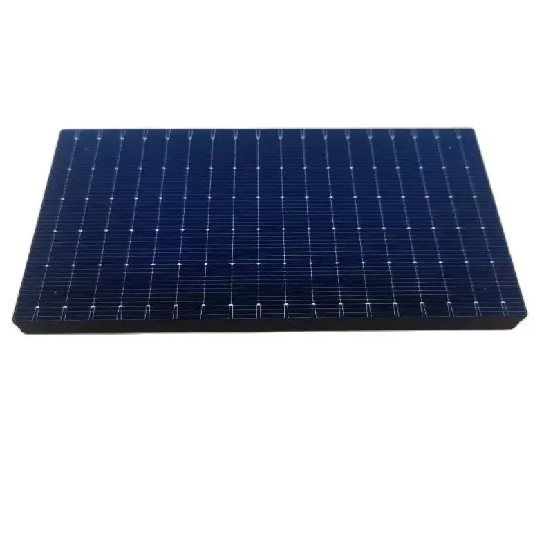 110pcs Mono Crystalline Solar Cells HJT N Type 210mm x 105mm A Grade 24.5% EFF 5.4W Front Side 18.7% Eff 4.12W Back Side