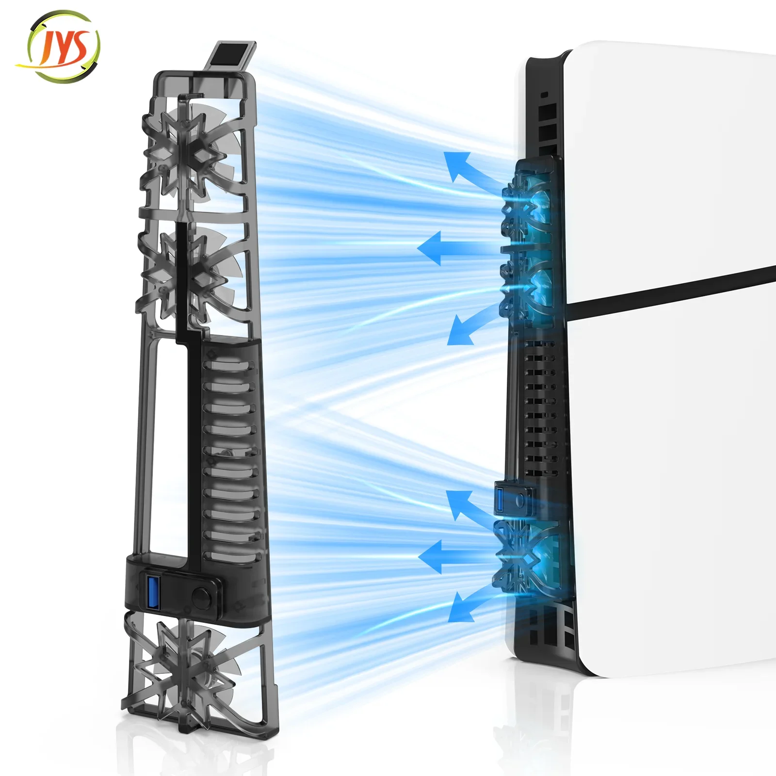 JYS-P5175 ventola di raffreddamento per ventola Console PS5 Pro per accessori da gioco slim PS5 con sistema di raffreddamento a luce LED