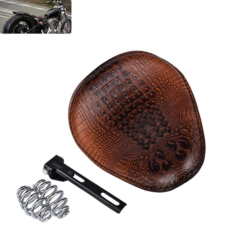 

Пружины для сиденья мотоцикла, Монтажный кронштейн для Sportster XL 883 1200 Bobber Chopper под заказ Коричневый Крокодил