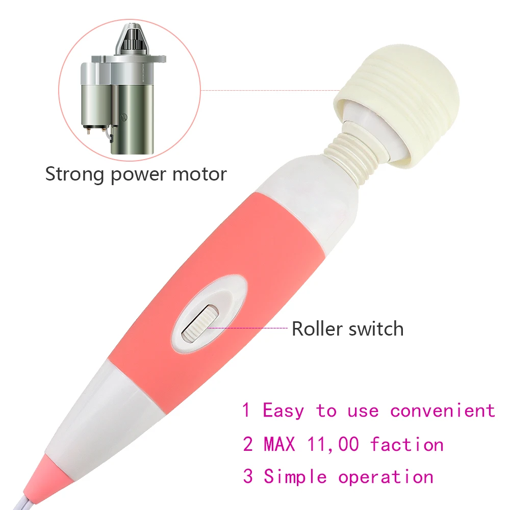 Wired Style Massage G-Spot  Vibrator Female Clitoris Stimulation Masturbator Body Massager Sex Toys for Women Life Waterproof