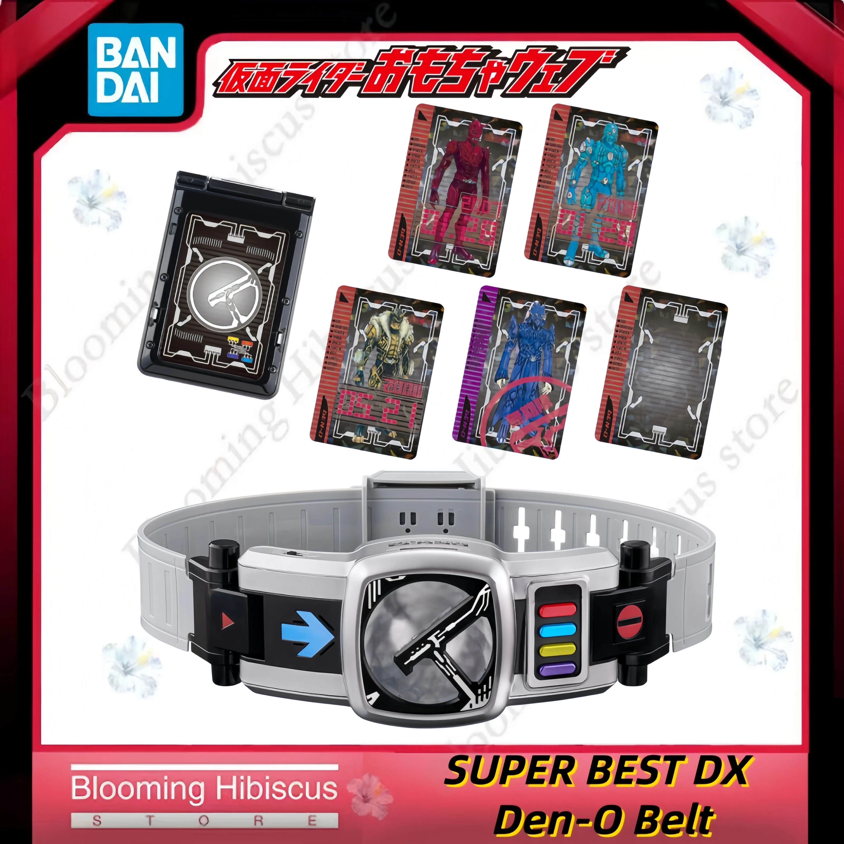 Authentic Bandai Toys SUPER BEST DX Den-O Belt Kamen Rider Den-O Henshin Belt with Rider Pass and Tickets In Stock