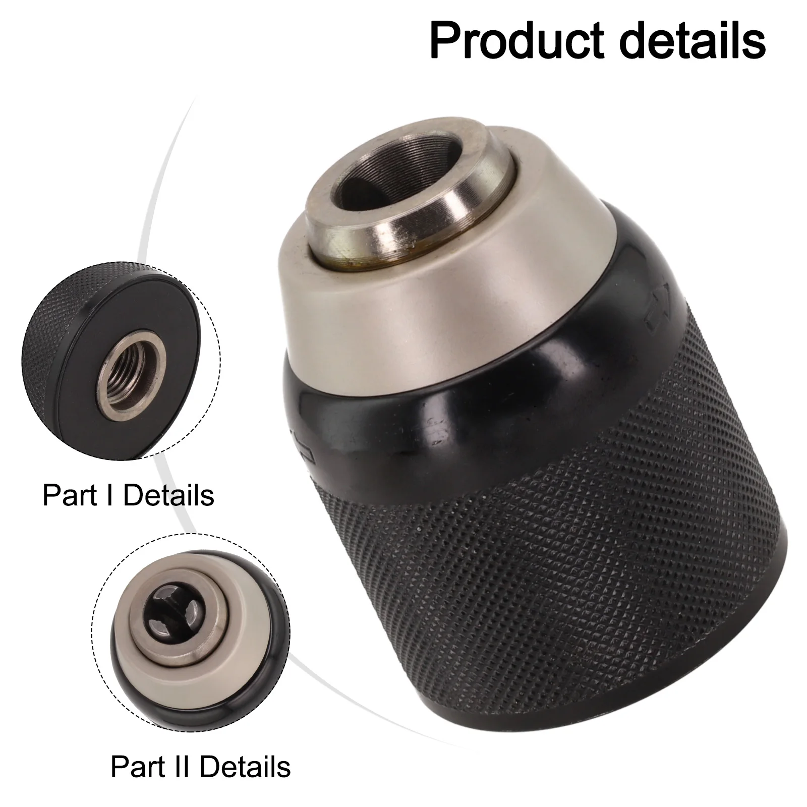 /Black /Metal /Drill Chuck For N196034 N442696 DCD790 DCD791 DCD792 DC988K Power Tool Replacement Part