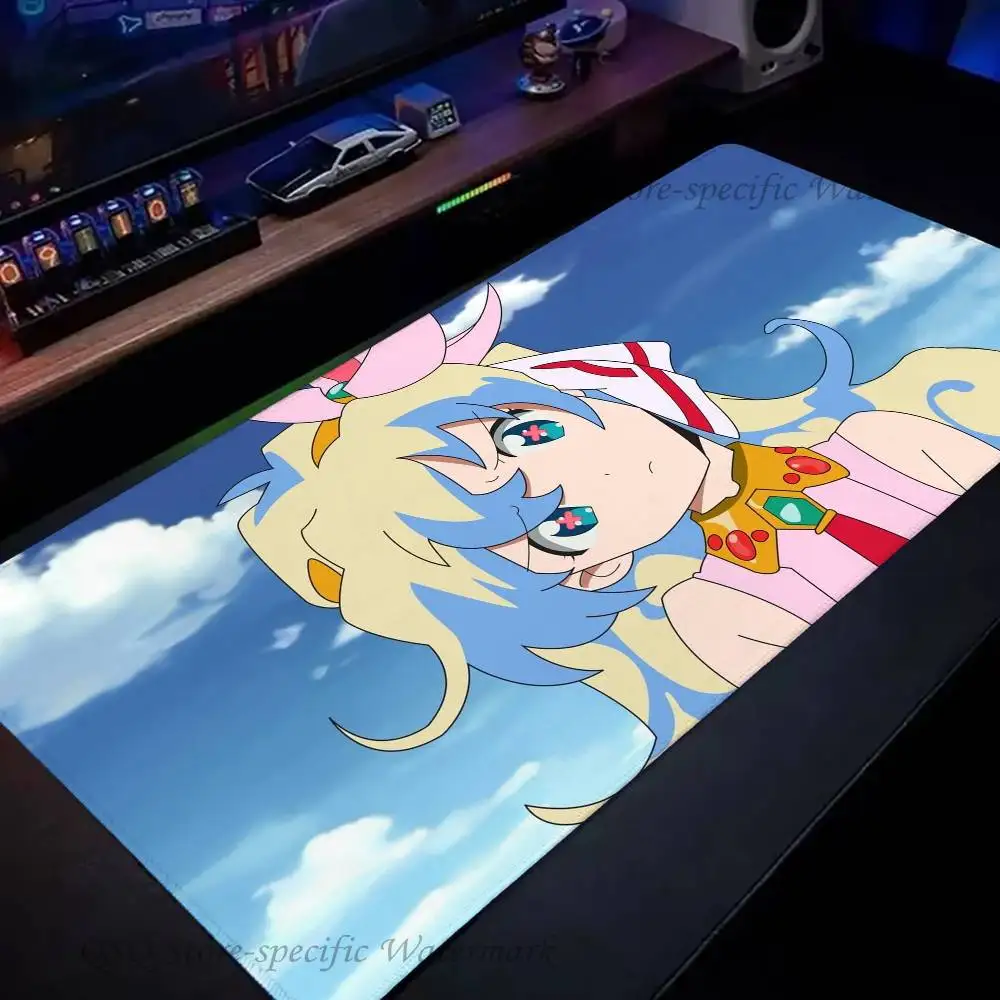 Gurren Lagann Anime Nia Mousepad Non-slip Suitable For Office Computers Laptops E-sports Game Desk Mats XXL Keyboard