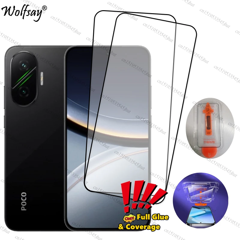 Screen Protector For Xiaomi Poco F7 Glass Poco F7 X7 Pro F7 Ultra Dust Free Easy Installation Tempered Glass For Poco F7 Glass