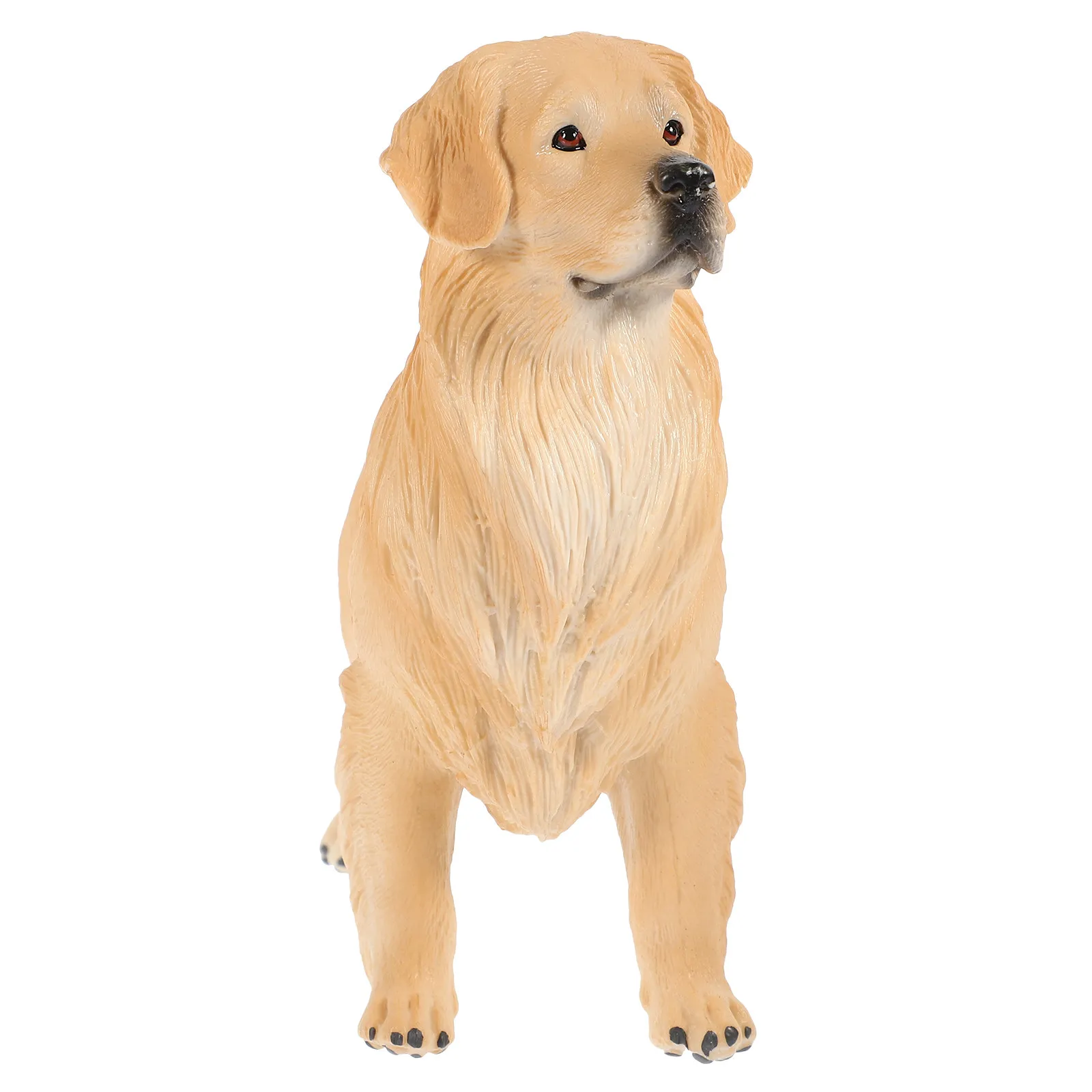 

Ornaments for Kids Golden Retriever Plastic Toys Dog Action Figure Baby Boy Small Figurine Figurines