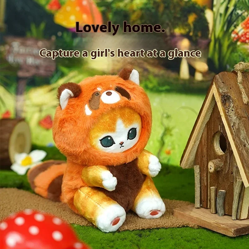 الأصلي Mofusand طويل الذيل الحيوانات سلسلة أفخم دمية لطيف القرش القط دمية ناعمة Kawaii محشوة بلوشي لعبة هدية للأطفال