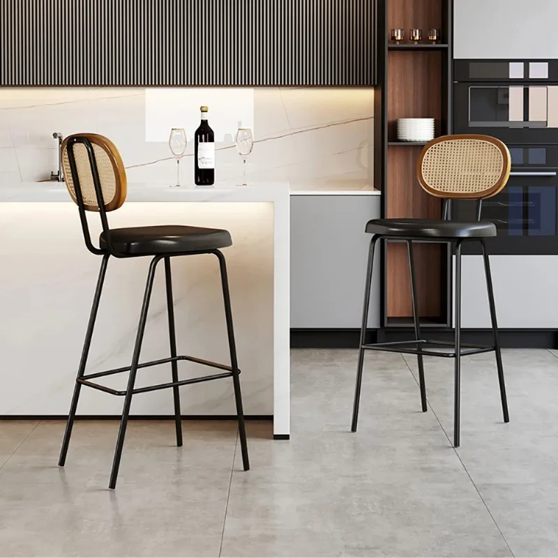 

Set Of 2 Premium Bar Chair Modern Design Comfortable Nordic Bar Chair Trendy Kitchen Banqueta Alta Para Cozinha Home Furniture