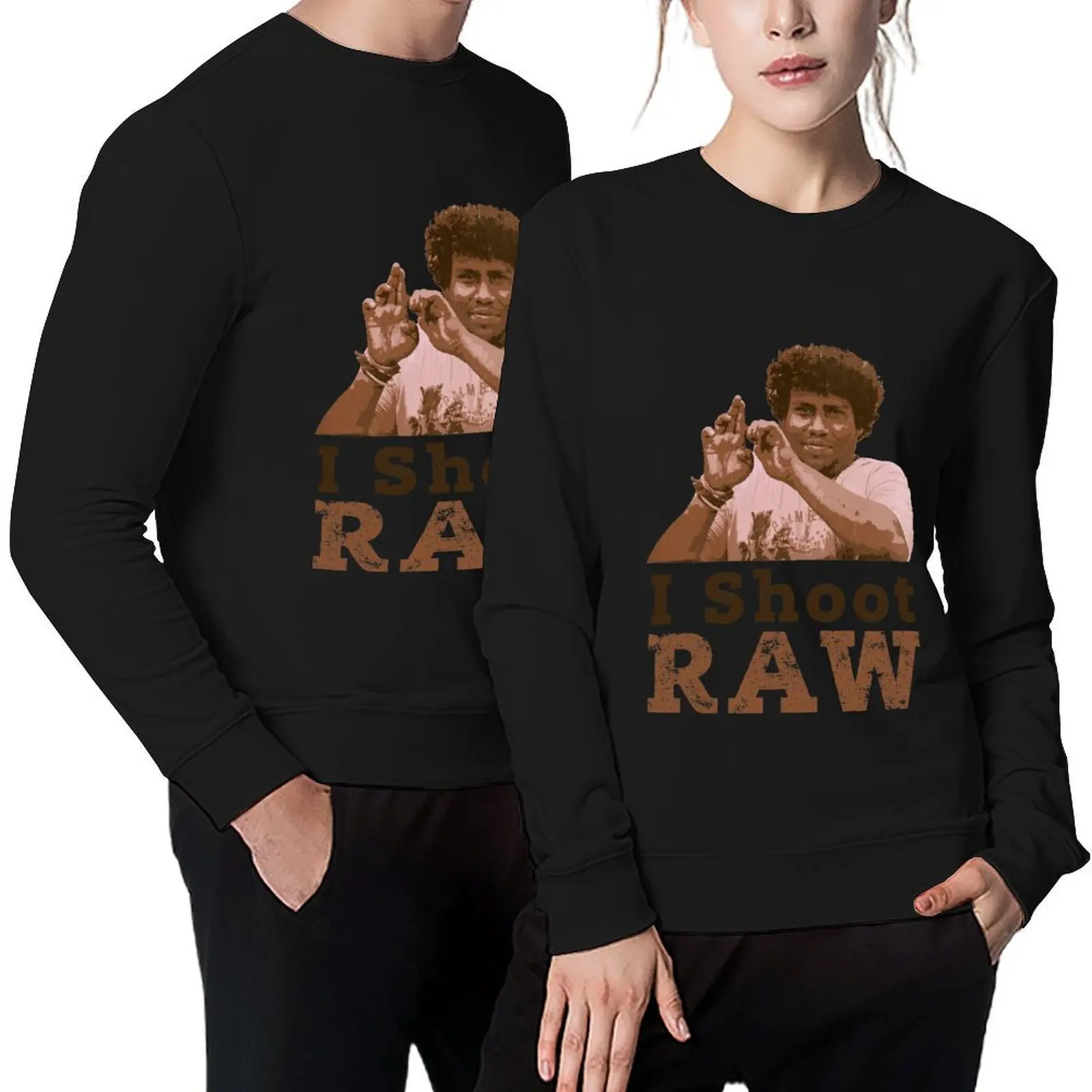 

I Shoot Raw - Yogi Babu Pullover blouse winter clothes men's coat anime clothes new sweatshirts