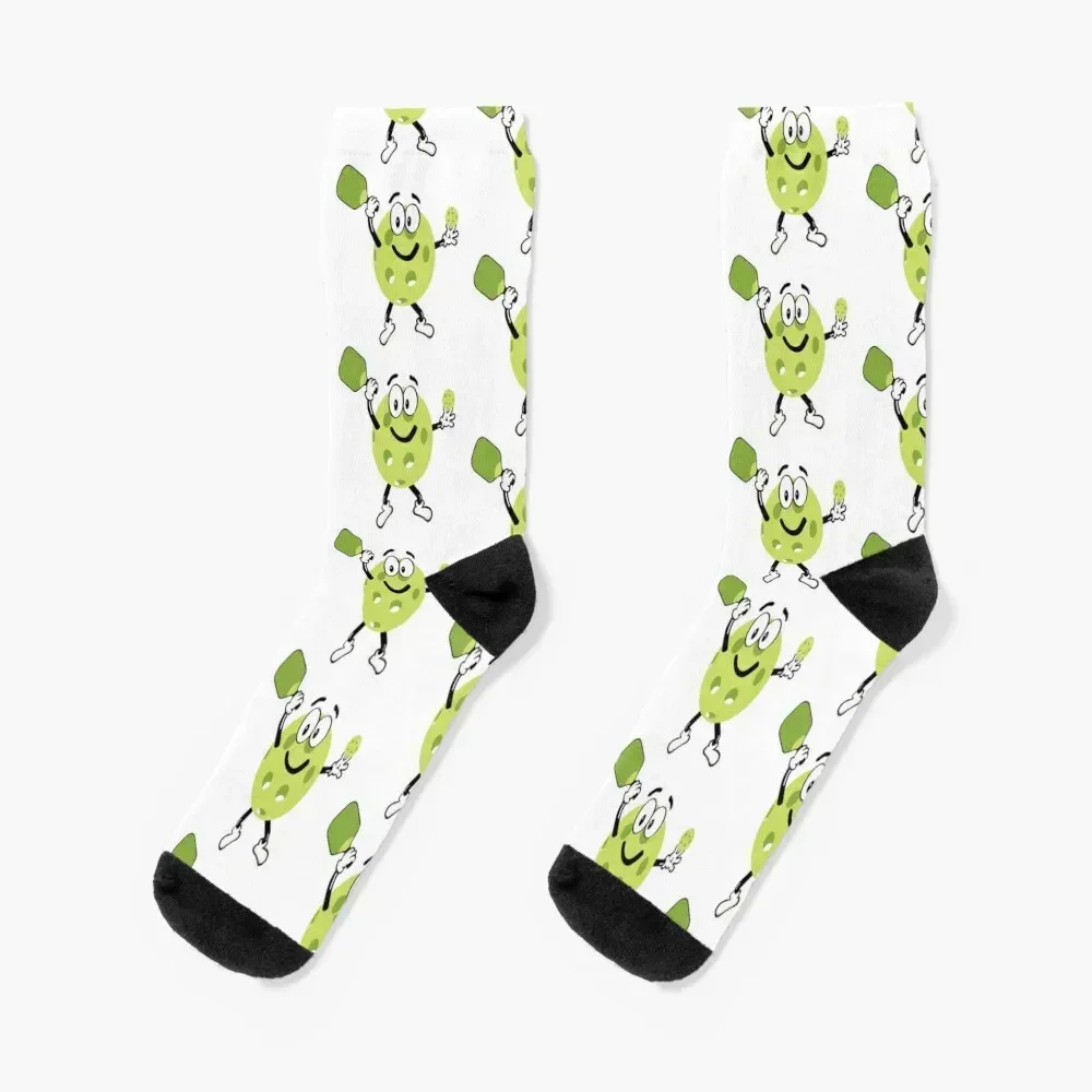 

Funny Pickle Playing Pickleball Socks moving stockings Christmas Socks Men's Women's