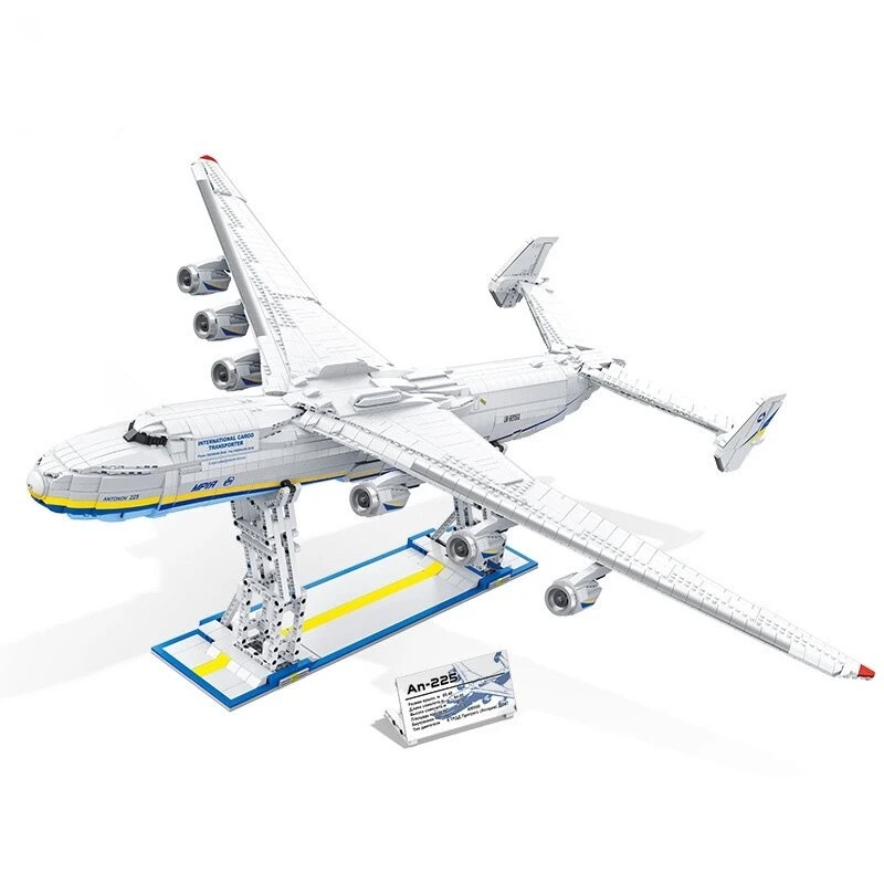 

5350PCS AN225 Transport Aircraft Military Airplane Building Blocks High Difficulty Assembly Model Toy Birthday Gift For Boys