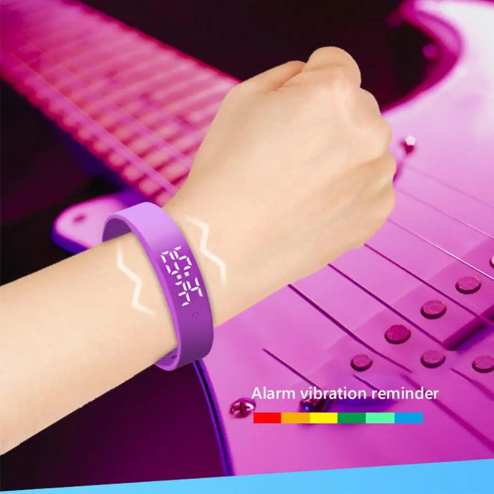 Wristband V9 Body Temperature Monitor Thermometer Vibration Alarm Smart Bracelet