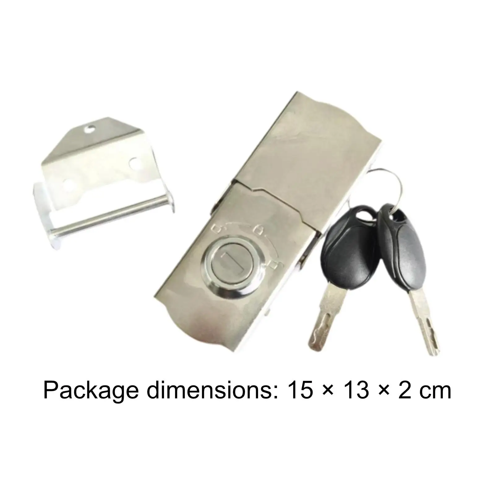 Motorcycle Trunk Lock with Keys Accessories Repair Replaces Fitting Anti Iron Trunk Lock for Motorcycles Traveling