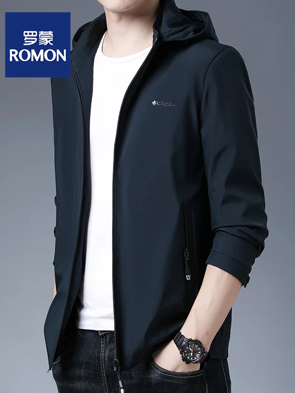 

Мужская демисезонная куртка Rn Premium: повседневная спортивная одежда, приталенный крой, полиэстер, длинный рукав, на молнии, с капюшоном