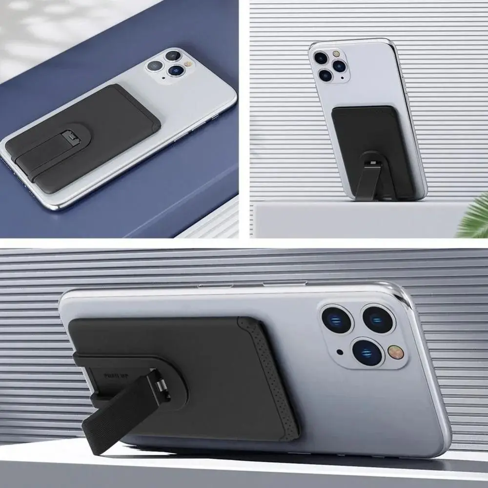 

Paste Sticker Cellphone Wallet Holder New Slot Silicone Card Phone Holder Card Case Pocket Bag Card Bag for iPhone/Samsung