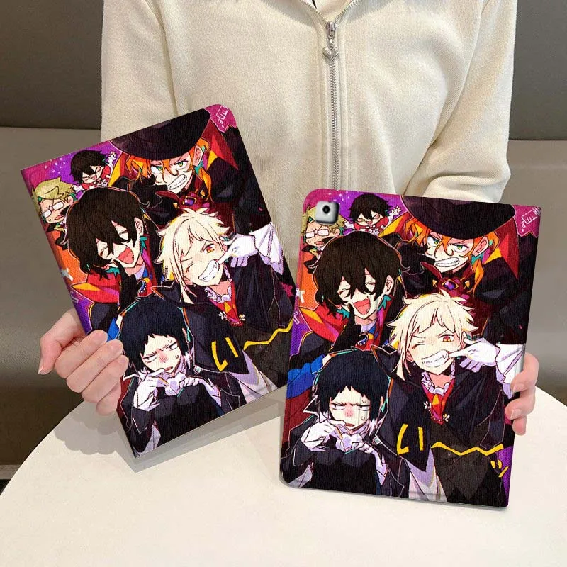 

B-Bungos S-Strays D-Dogs For iPad Pro Air Mini 1 2 3 4 5 6 7 7th 8th 9th 10th 11th 10.2 9.7 10.5 10.9 11 2024 2025 Tablet Case