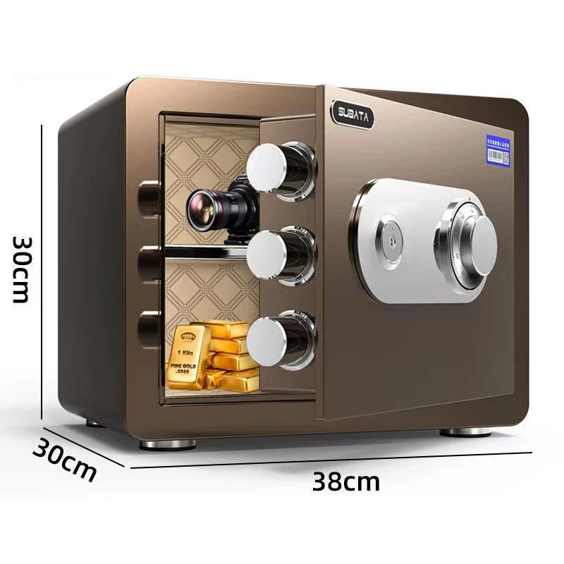 

Digital 30Cm Safes Steel Safety Safe Home Office Safety-Deposit Box Depository Strongbox Money Box Vault Mechanical Code Lock