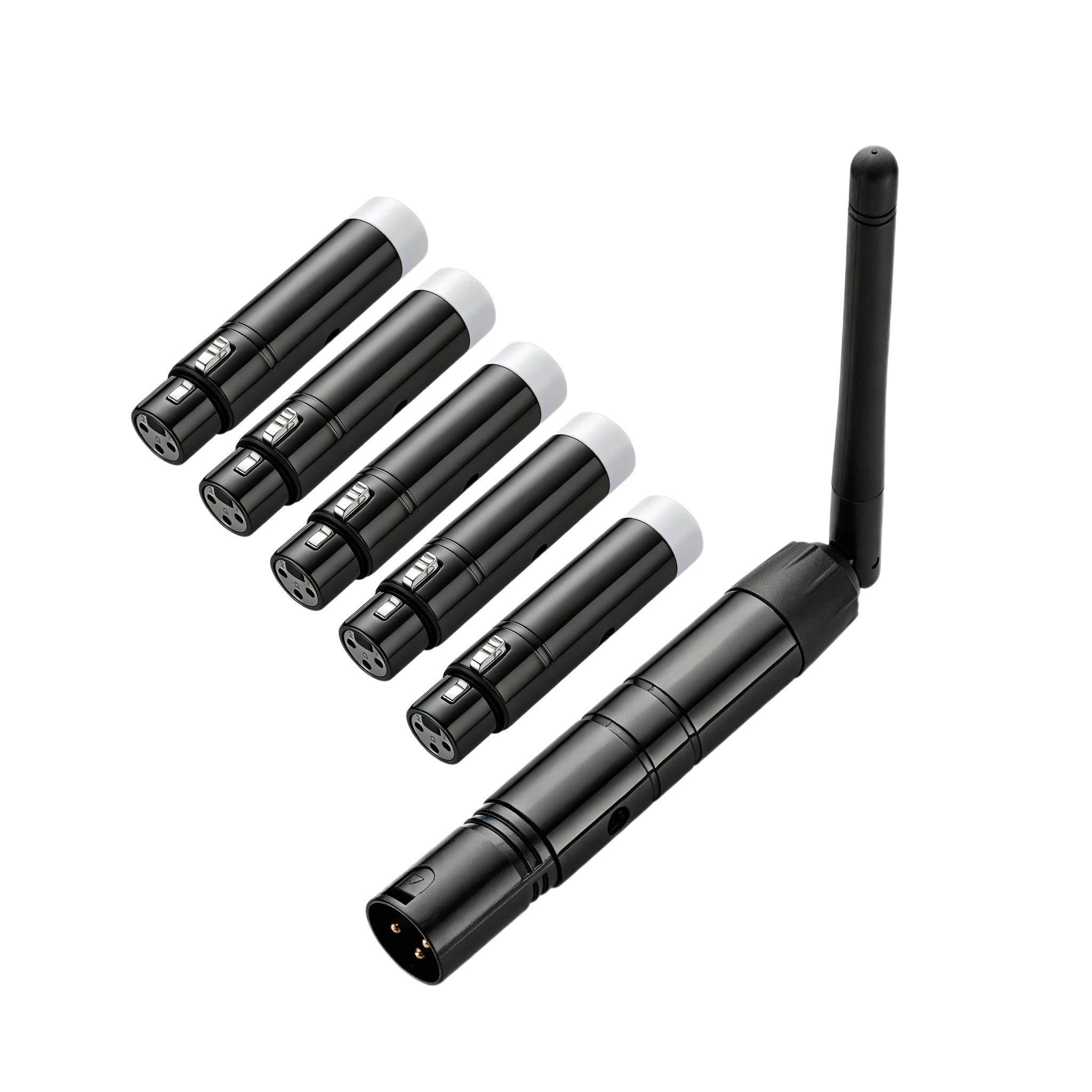 7-Wireless DMX512 Receiver Transmitter 2.4G  RGB Light Controller for Stage Effect Controller