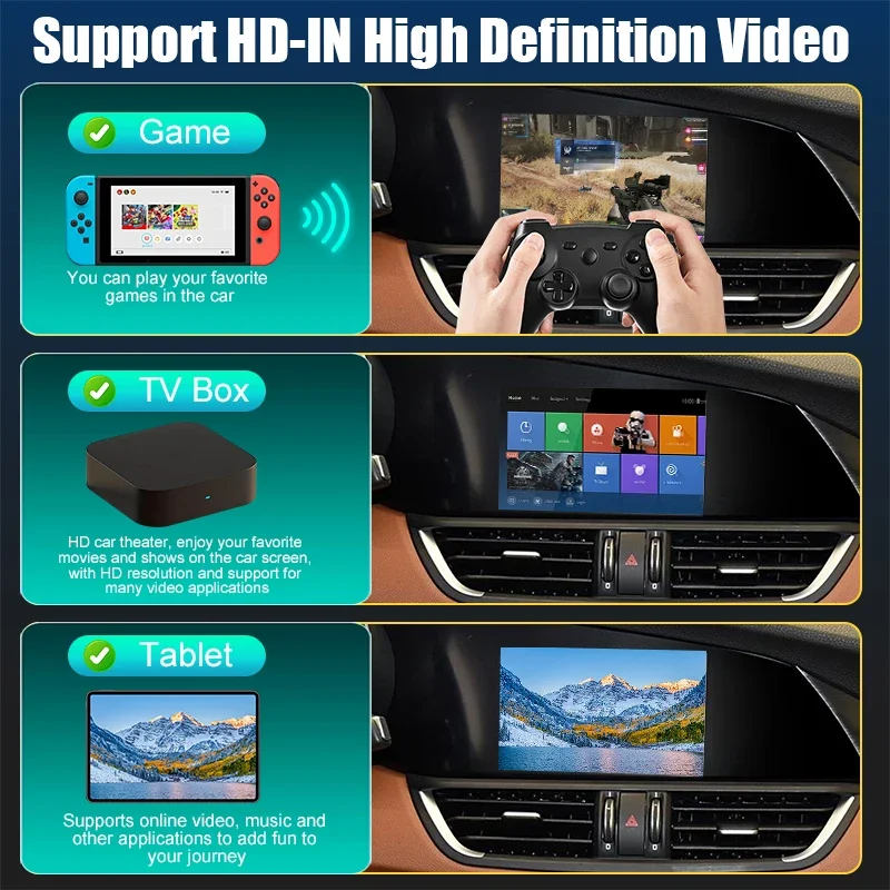 2025 Android  Auto Mirror Link  for Alfa Romeo Stelvio & Giulia 2014-2019 AirPlay CarPlay Function Wireless Carplay Auto module