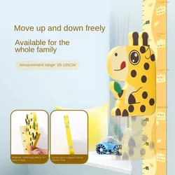 Removable 3d Three-dimensional Cartoon Height Stickers Self-adhesive Children's Magnetic Suction Baby Height Wall Stickers