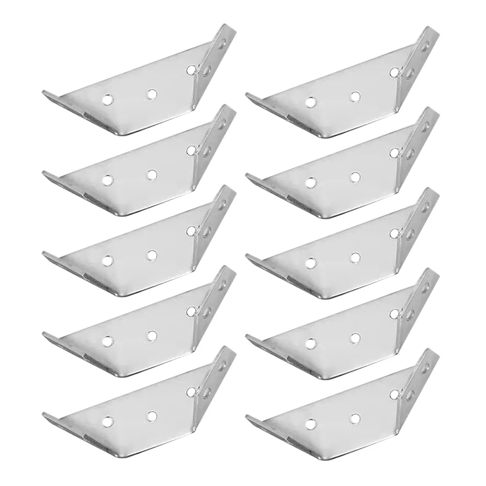 

15 set Stainless Steel Corner Braces Heavy Duty Cabinet Bracket Support For Furniture Shelves Wardrobe Table Chair Angle