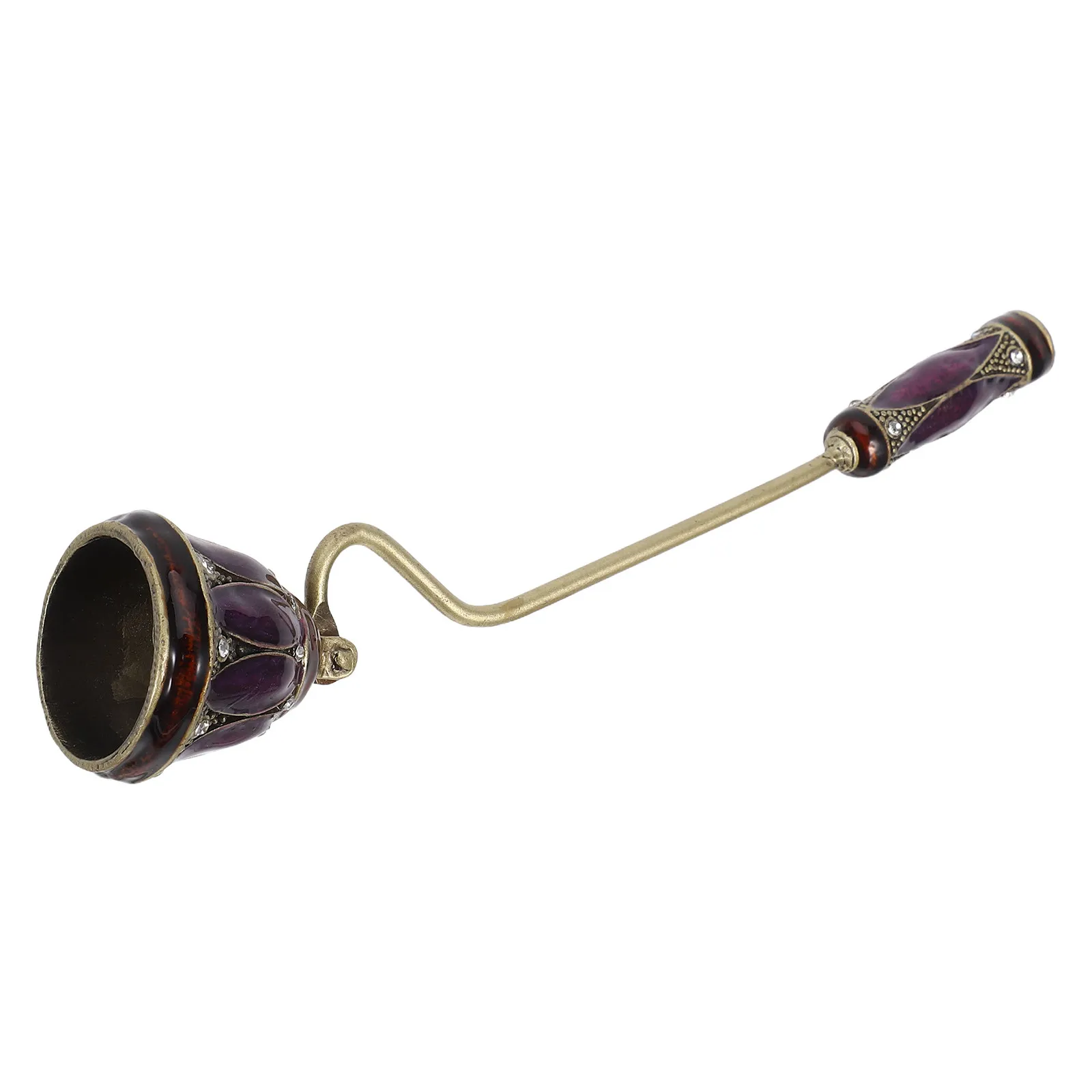 Vintage Snuffer Long Handle Metal Wick Extinguisher Retro Flame Stopping Tool Decorative Accessories for Home