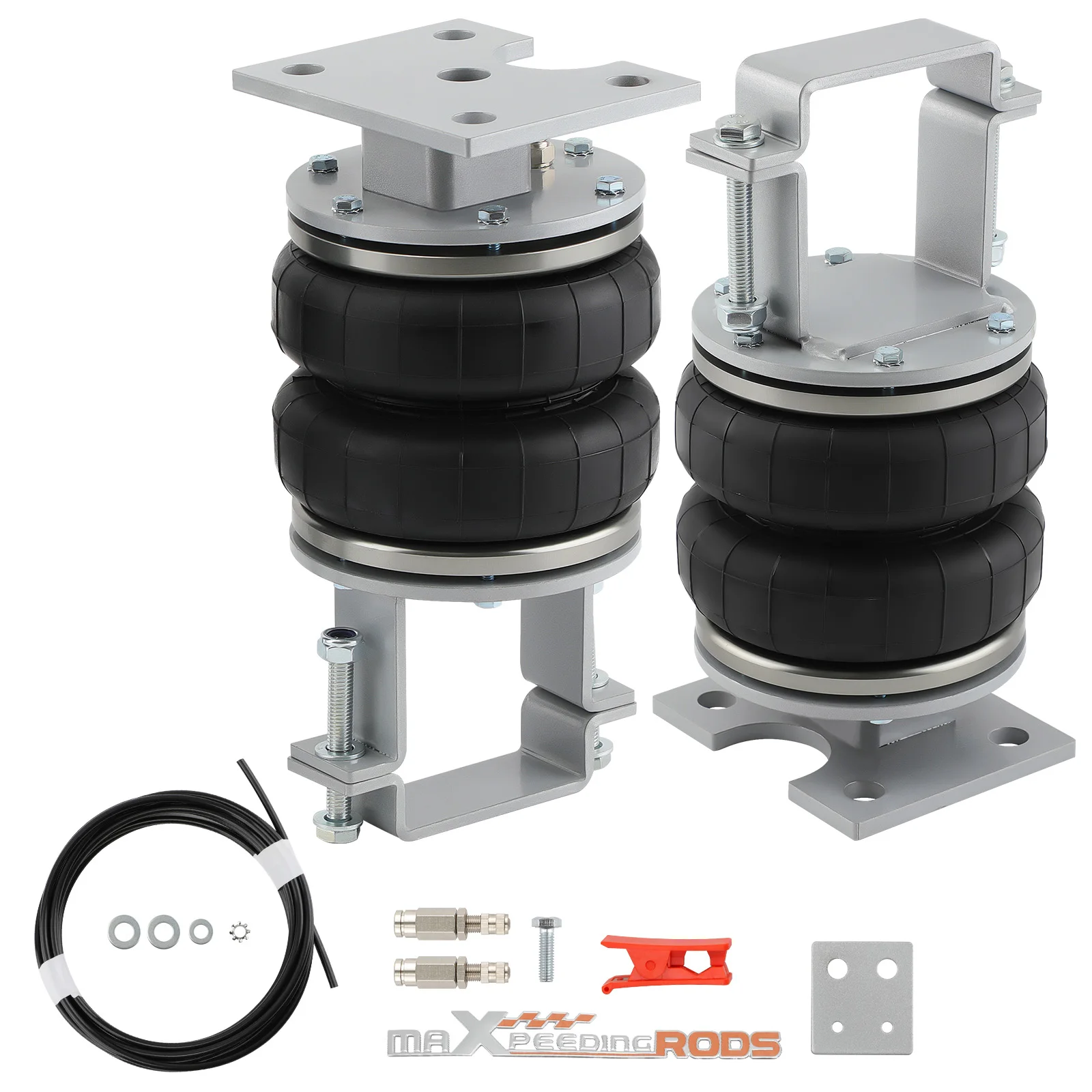 Rear Air Assisted Spring Bellows Suspension Spring Bag Load Assist Kit for Ford, All Ranger Models, All PX Models XLT XL 4x4