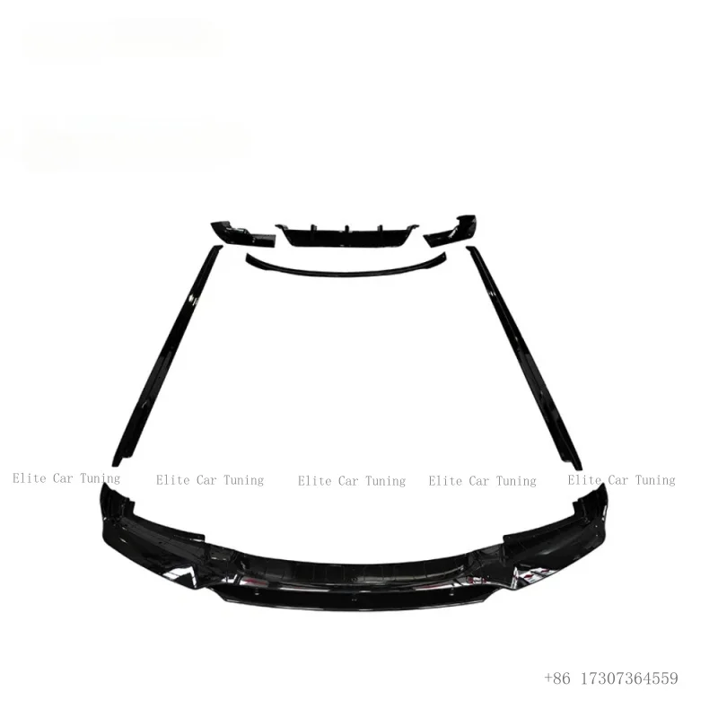 Black Knight Aero Kit for BMW F16 X6 M-tech M-sport Tuning Body Bumper Conversion Front Lip Diffuser Side Skirt Roof Spoiler