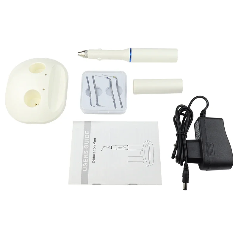 VVDental Wurzelkanal-Abfüllmaschine mit 4 Spitzen und 2 Batterien, kabelloses Guttapercha-Obturationssystem, beheizter Endo-Stift