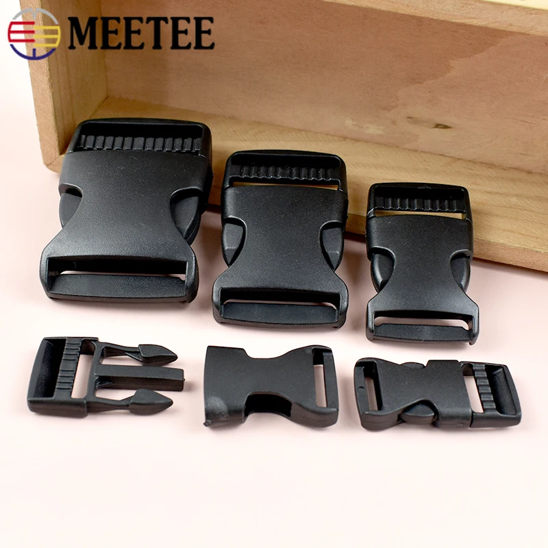 

5/10Pc 10-50mm Plastic Release Buckles for Backpack Strap Safety Belt Side Clip Buckle Webbing Adjust Clasp DIY Sewing Accessory