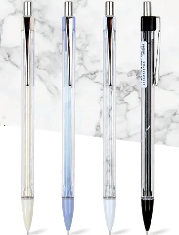 

1 шт. механический карандаш 0,5/0,7 мм со свинцовыми стержнями 2B HB, выдвижные карандаши, Школьные Инструменты для письма (искусственные)