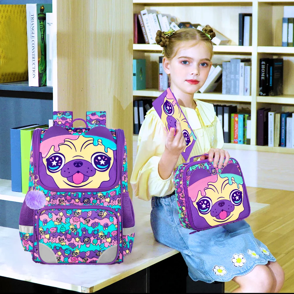 3PCS Backpack for Girls, 15\