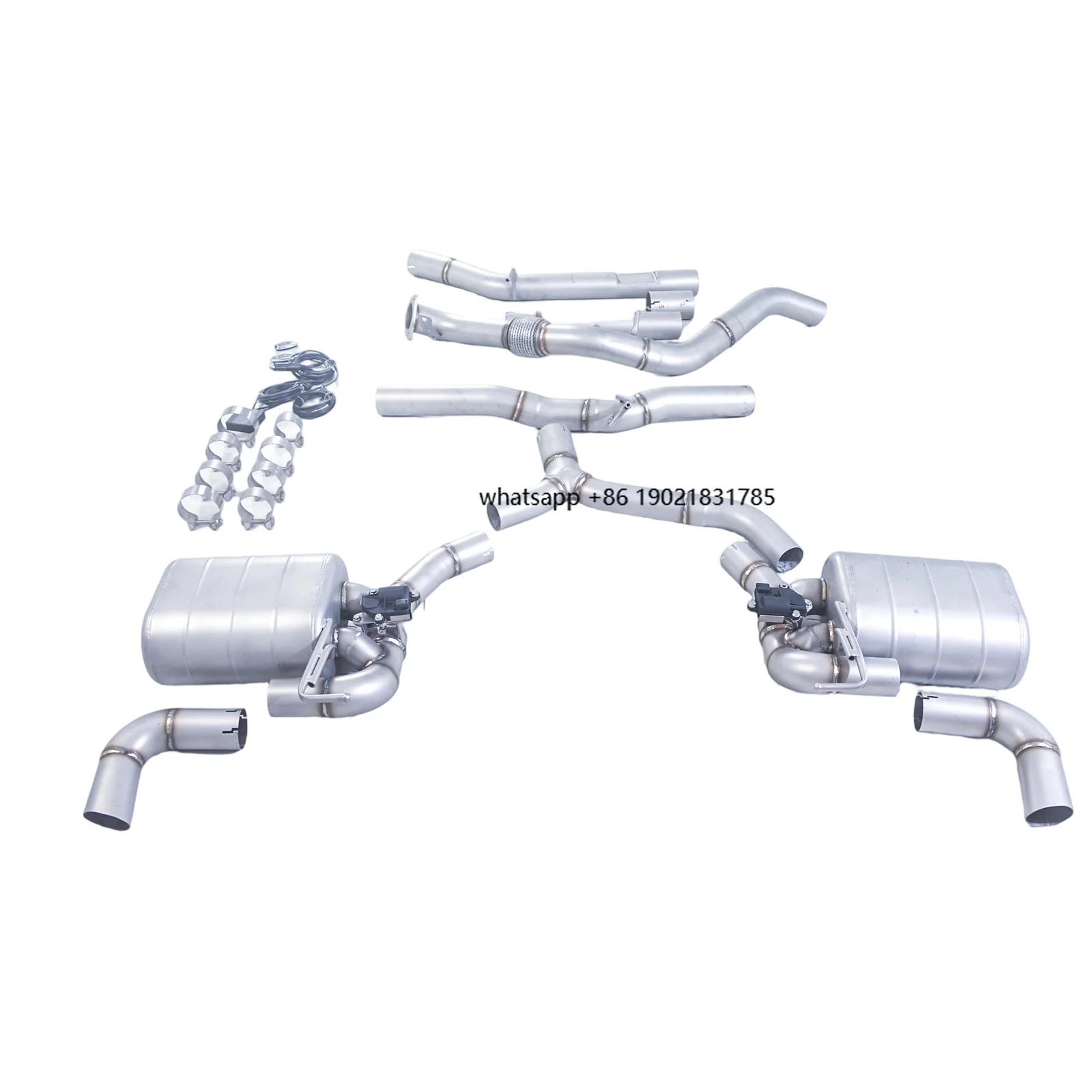 Catback Valvetronic Muffler for  A4 B9 B9.5 Quattro 2.0T High-Performance Exhaust Pipe