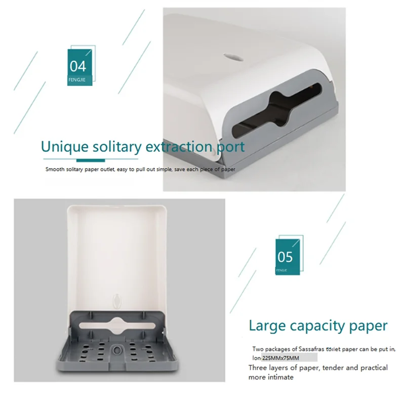 

ABHI-1 Pcs Commercial Paper Towel Dispenser Wall Mount Multifold Z Fold Hand Towels For Bathroom/Restroom, Office, Shop