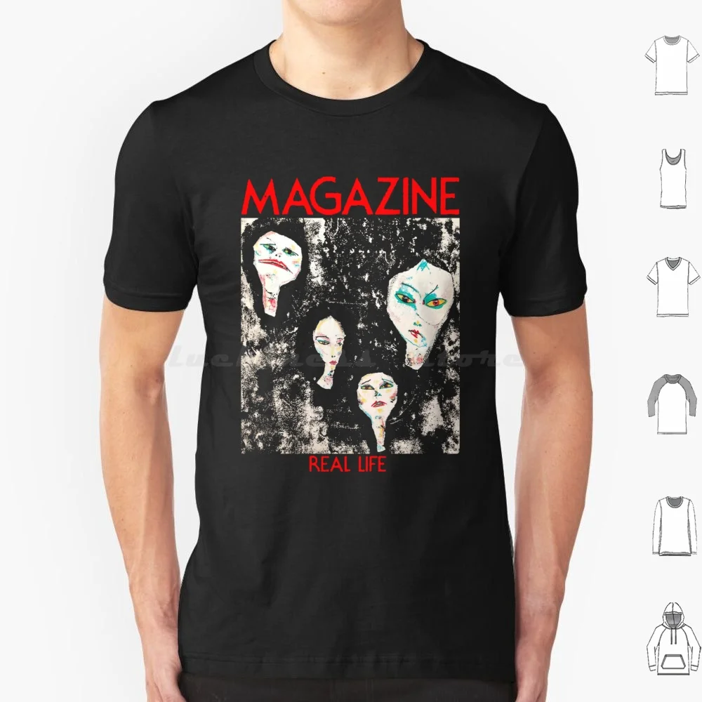Magazine-Real Life Premium T Shirt Cotton Men Women DIY Print Siouxsie And The Banshees Siouxsie And The Banshees Long Sleeve