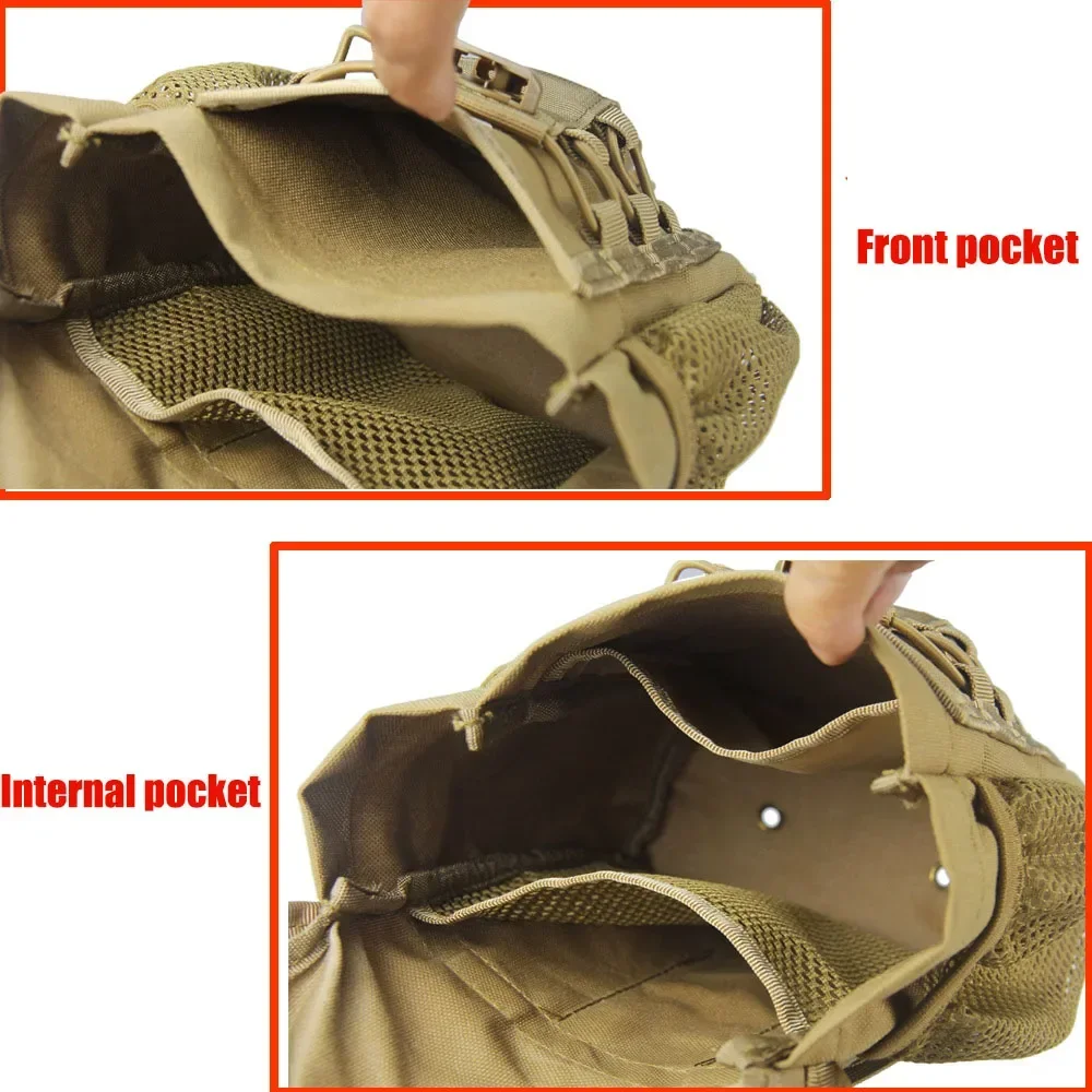 Bolsa organizadora MOLLE EDC – Riñonera táctica para pesca - imagen 3